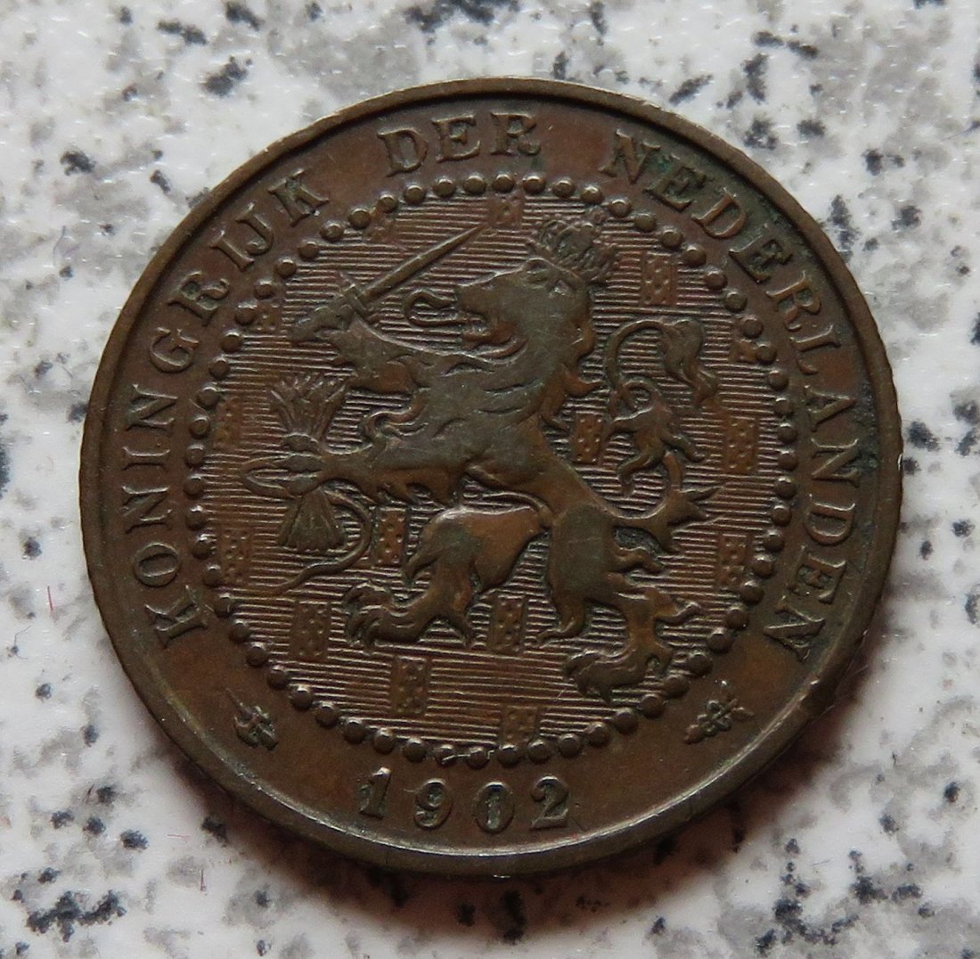  Niederlande 1 Cent 1902   