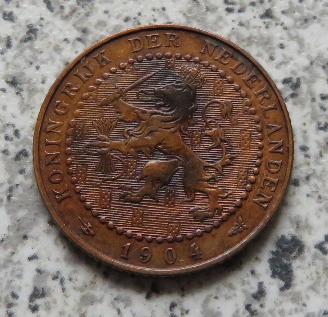  Niederlande 1 Cent 1904   