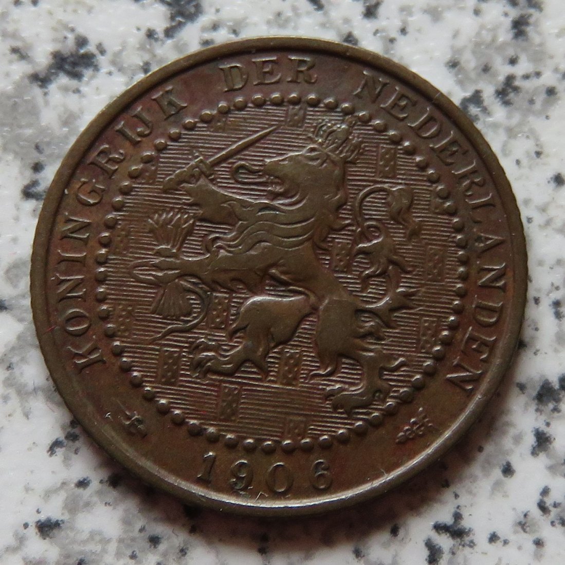  Niederlande 1 Cent 1906   