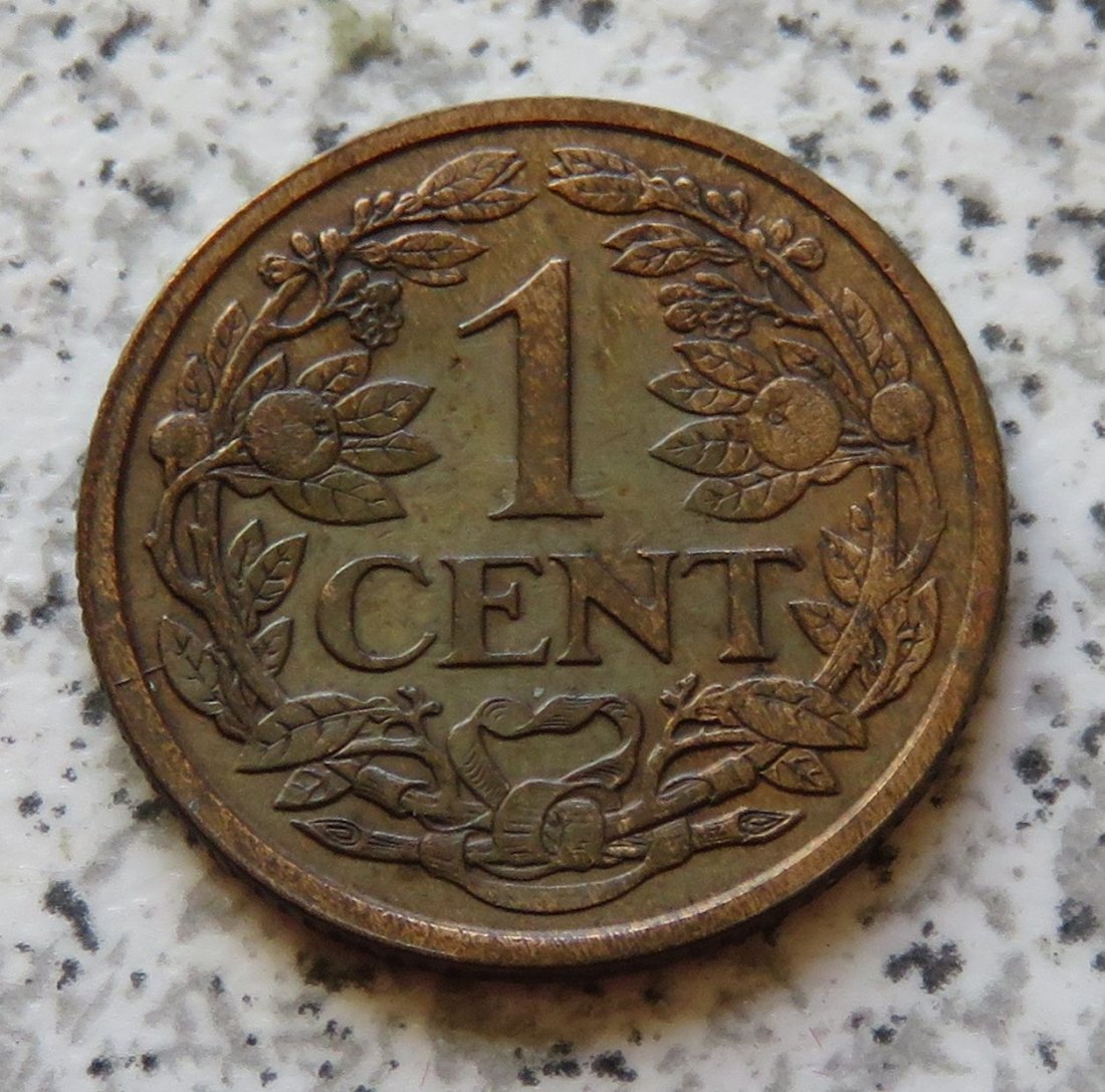  Niederlande 1 Cent 1914   