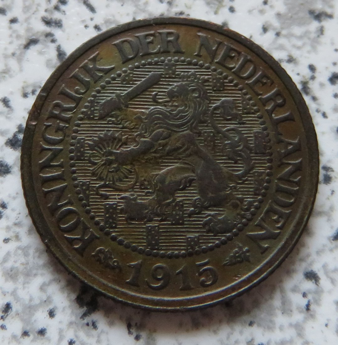  Niederlande 1 Cent 1915   