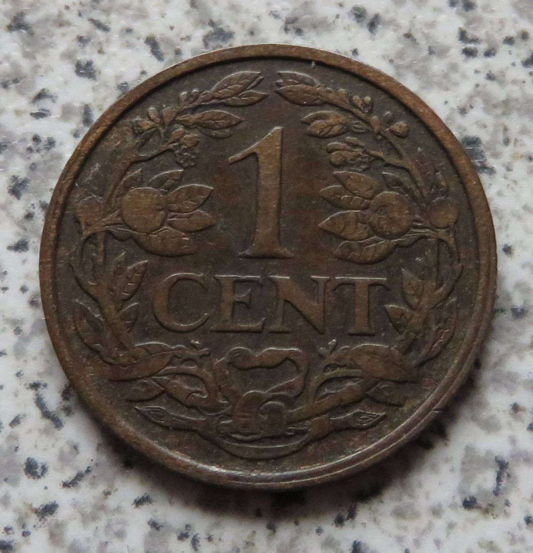  Niederlande 1 Cent 1921   