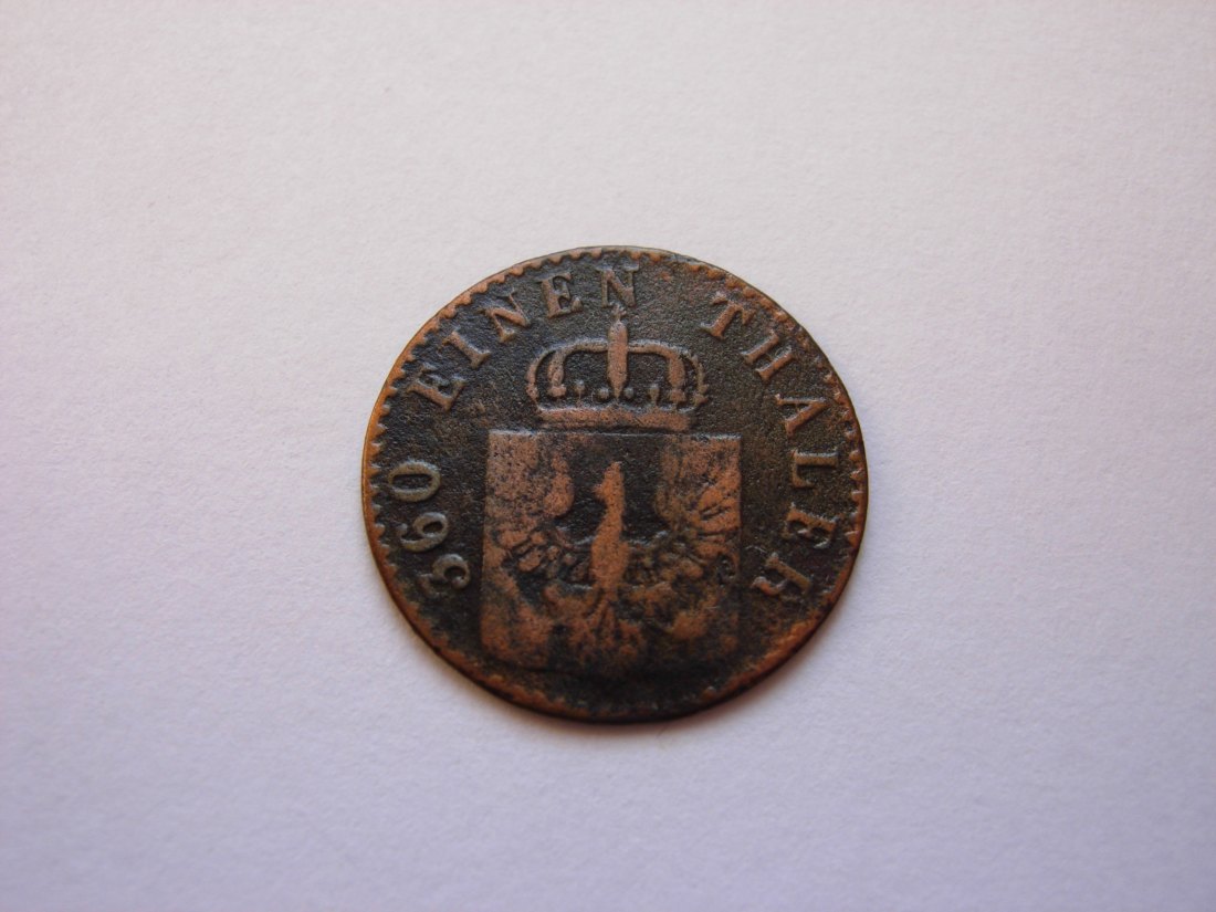  1 Pfenning 1852 A   