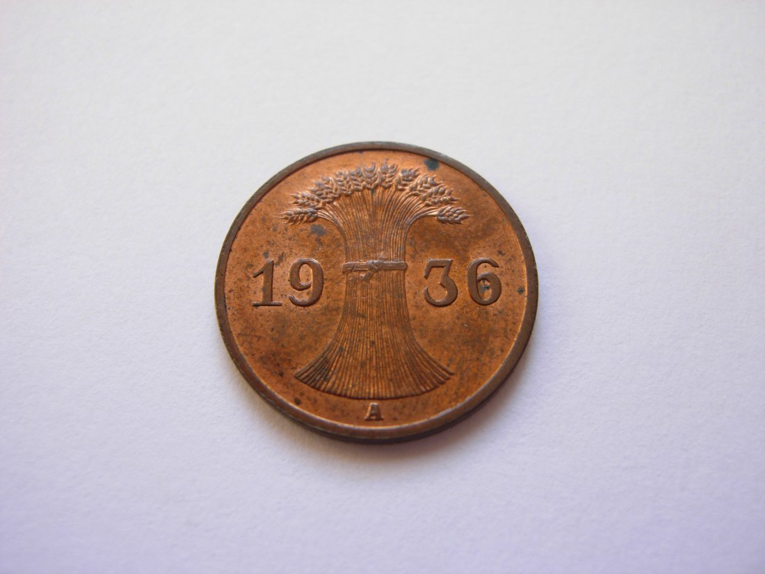  1 Reichspfennig 1936 A   