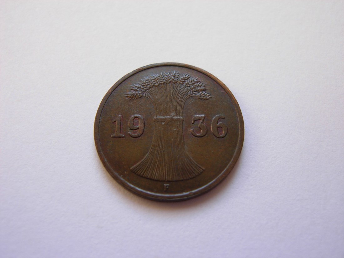  1 Reichspfennig 1936 F   