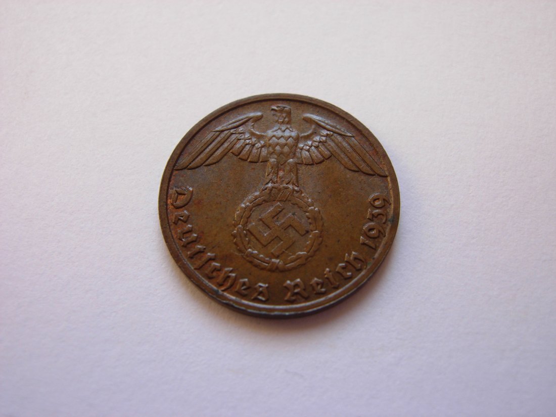  1 Reichspfennig 1939 B   