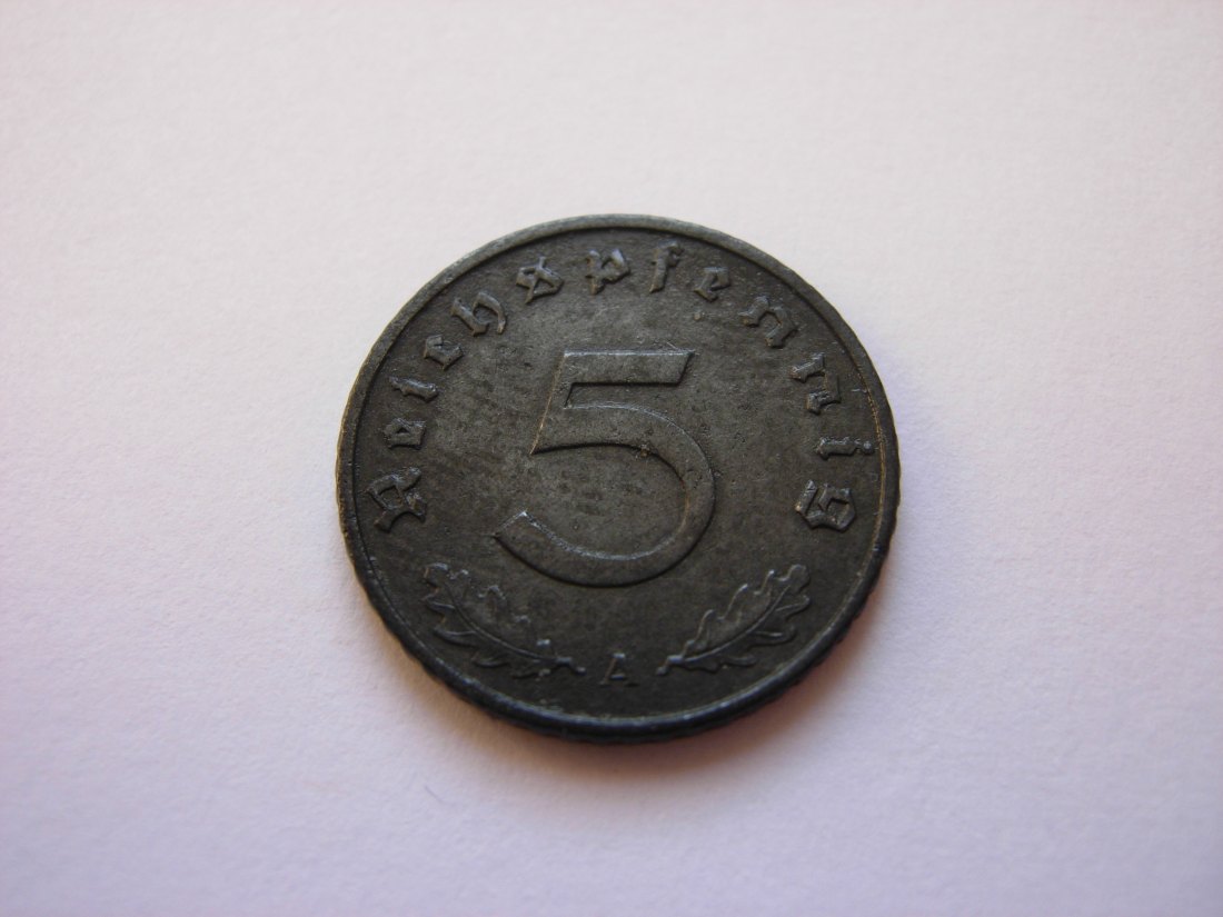  5 Reichspfennig 1941 A   