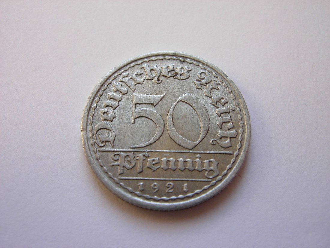  50 Pfennig 1921 E   