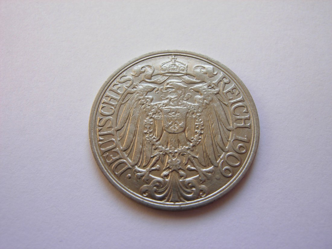  25 Pfennig 1909 A   