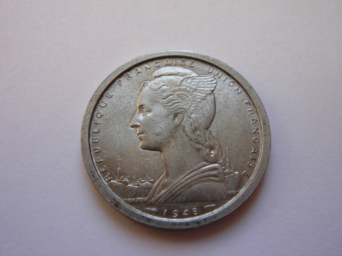  2 Franc 1948 - Madagascar   