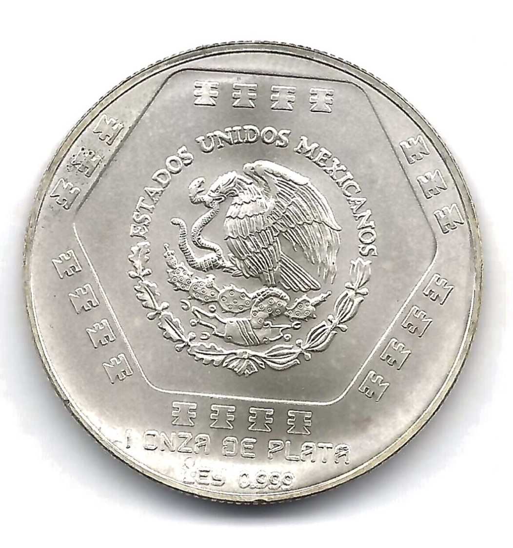  Mexico 5 Pesos 1994 Chaac- Mool 1994  Münzenankauf Koblenz Frank Maurer AH726   