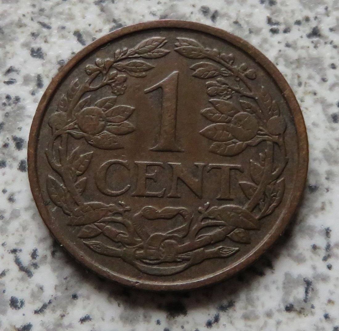  Niederlande 1 Cent 1928   