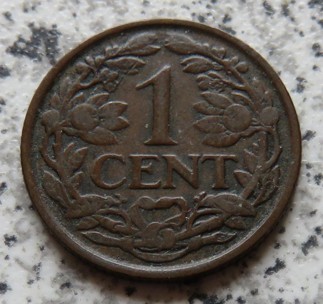  Niederlande 1 Cent 1929   