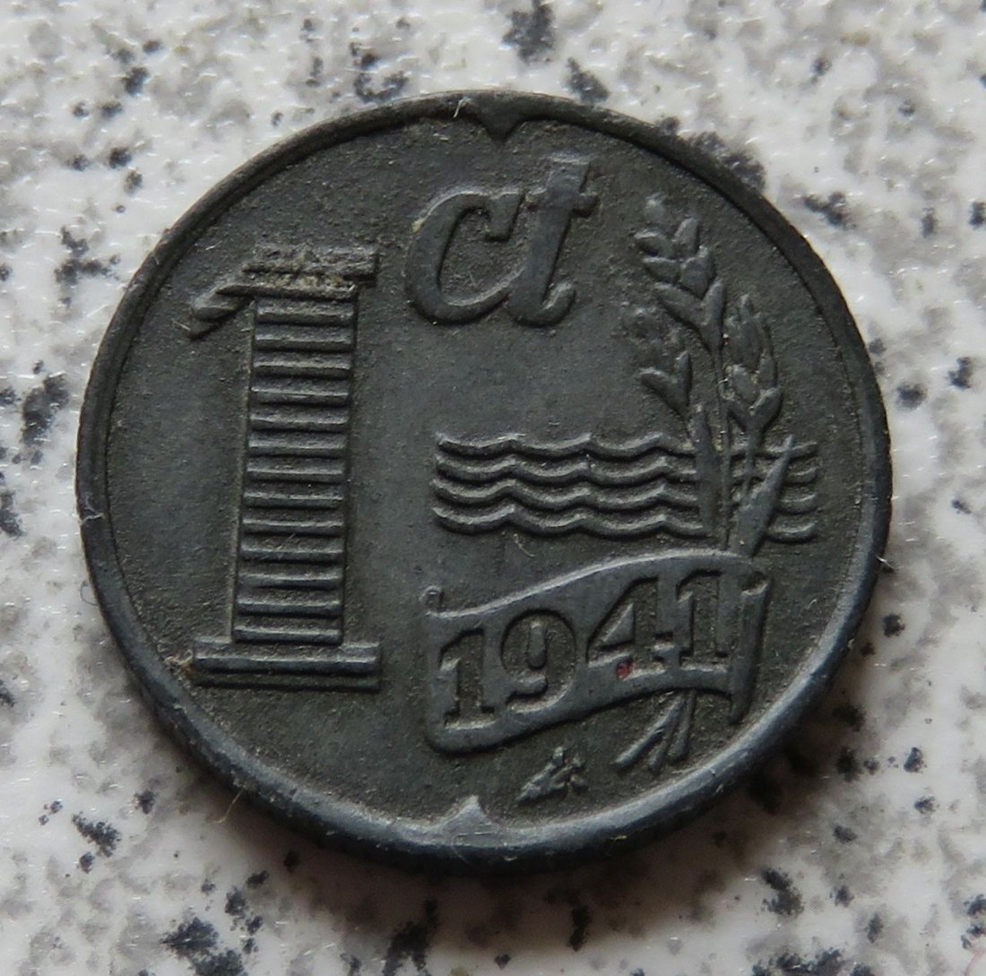  Niederlande 1 Cent 1941   