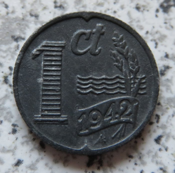  Niederlande 1 Cent 1942   