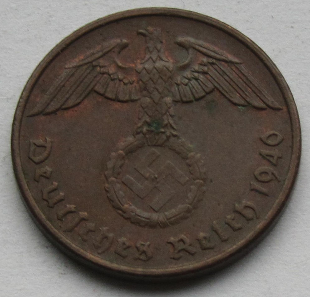  Deutsches Reich: 2 Pfennig 1940 G   