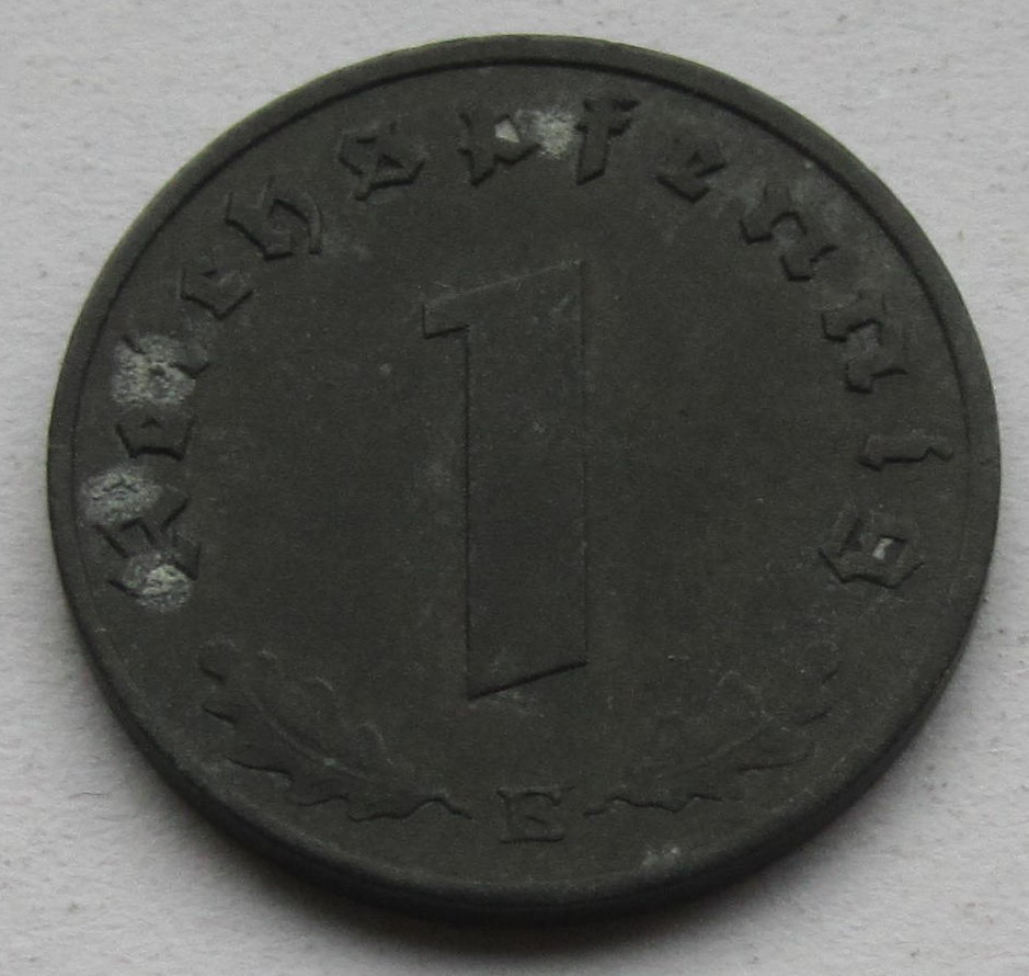  Deutsches Reich: 1 Pfennig 1945 E   