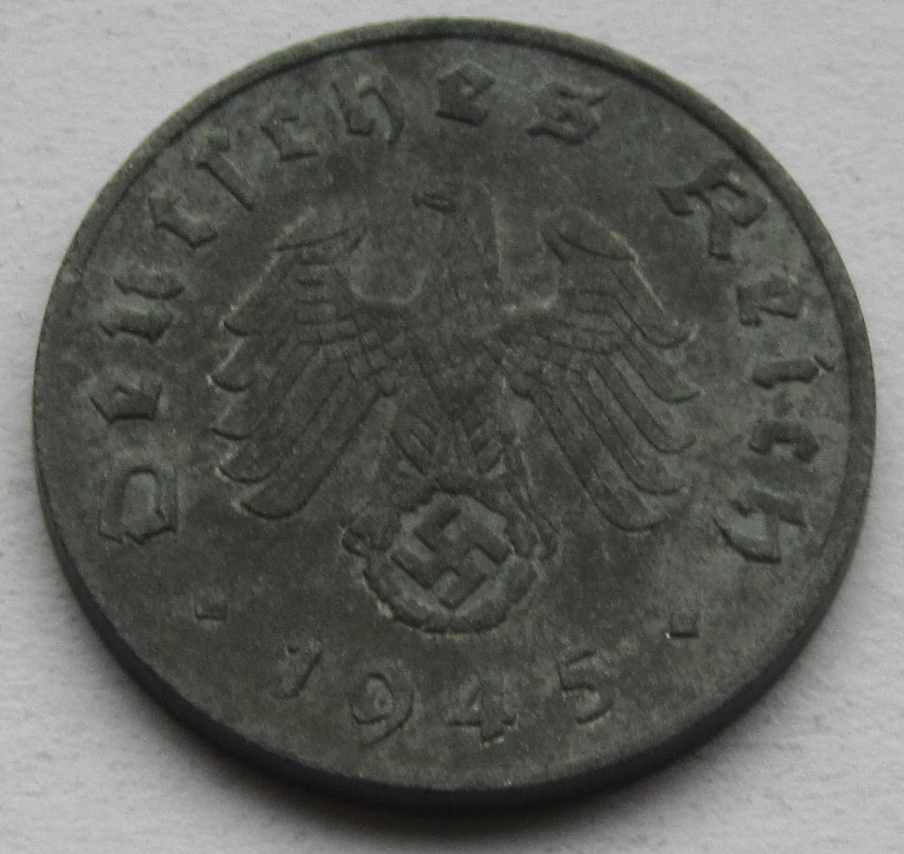  Deutsches Reich: 1 Pfennig 1945 E   