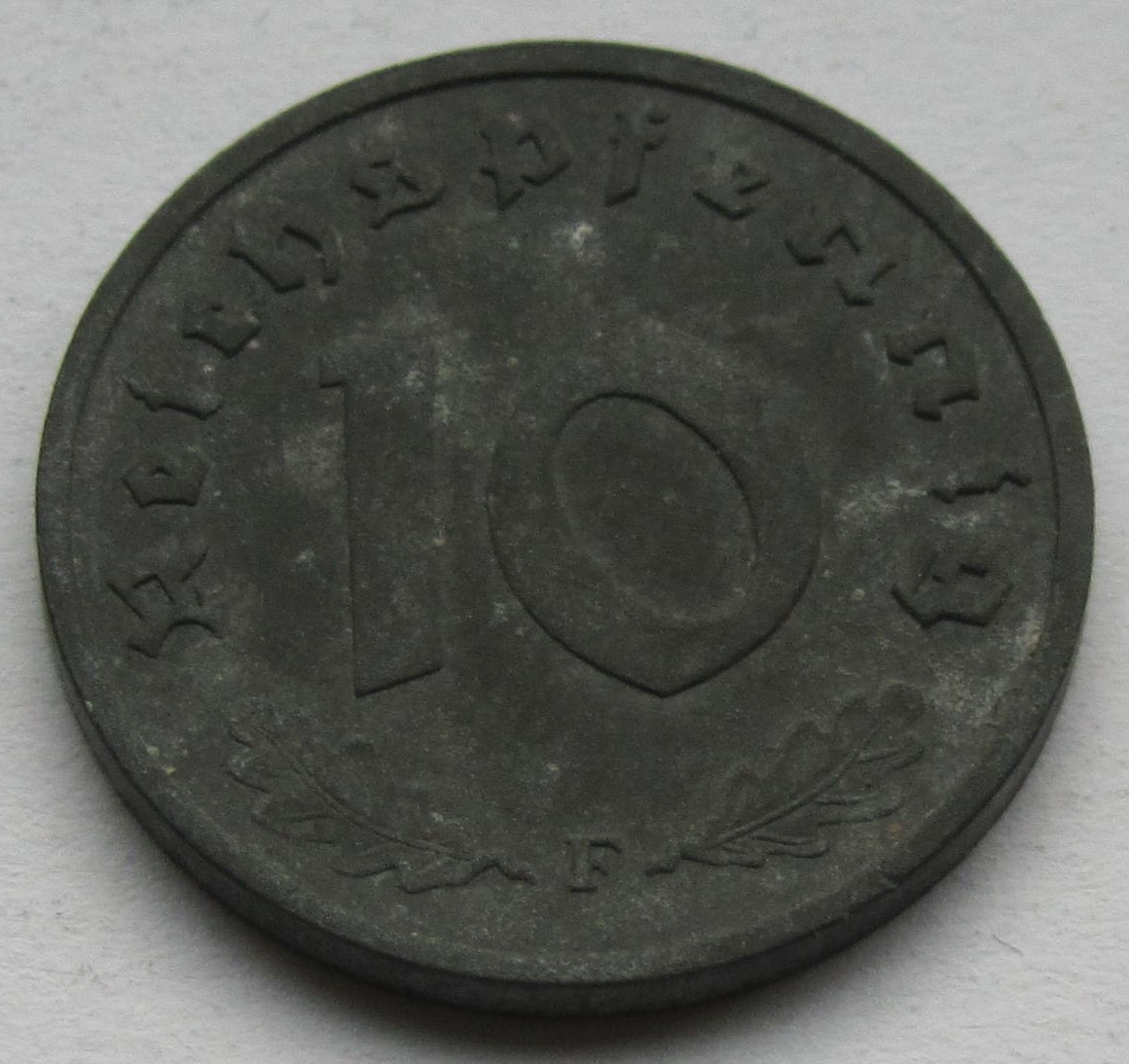  Alliierte Besatzung: 10 Pfennig 1946 F   