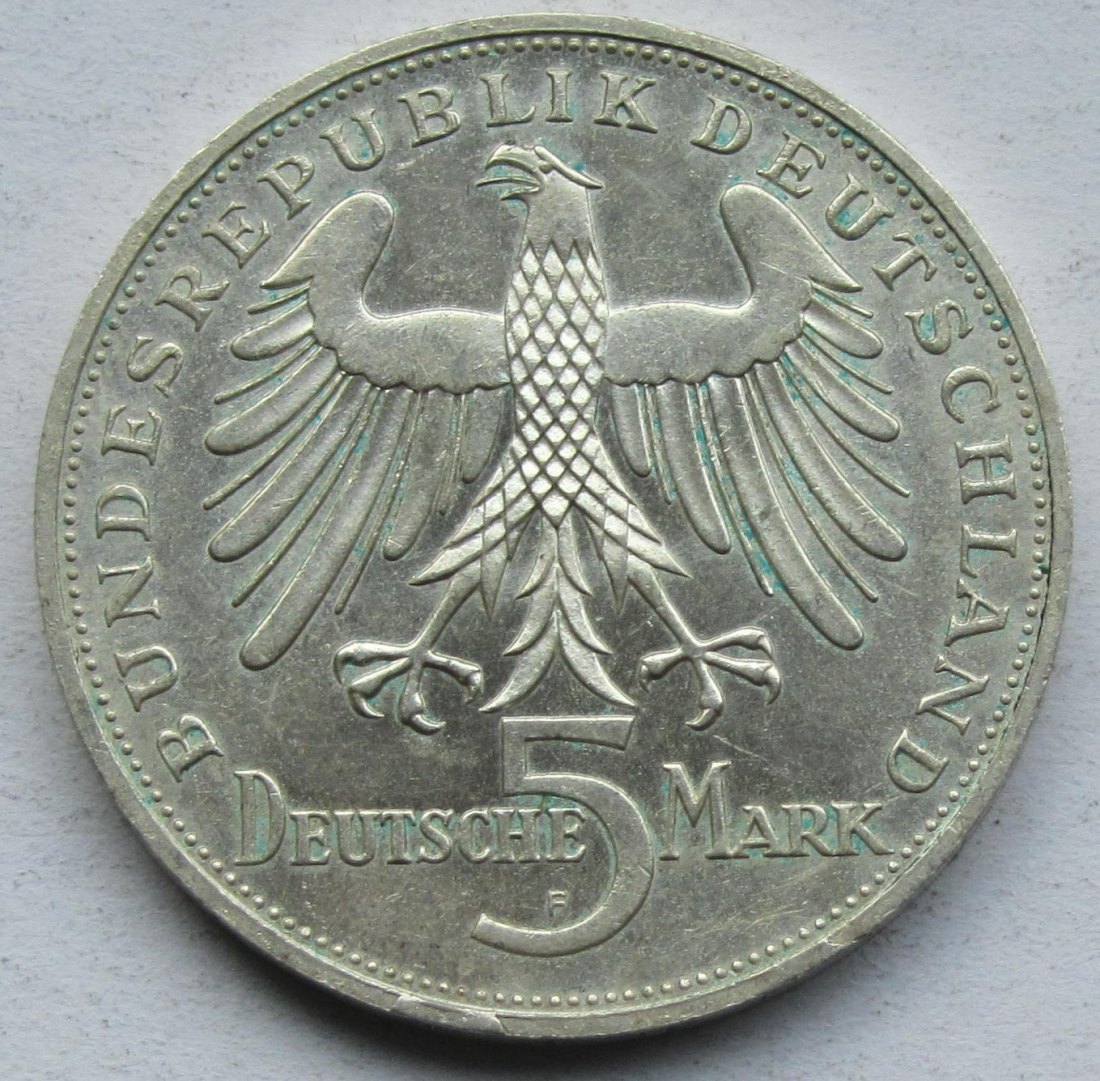  Deutschland: 5 DM Schiller 1955   