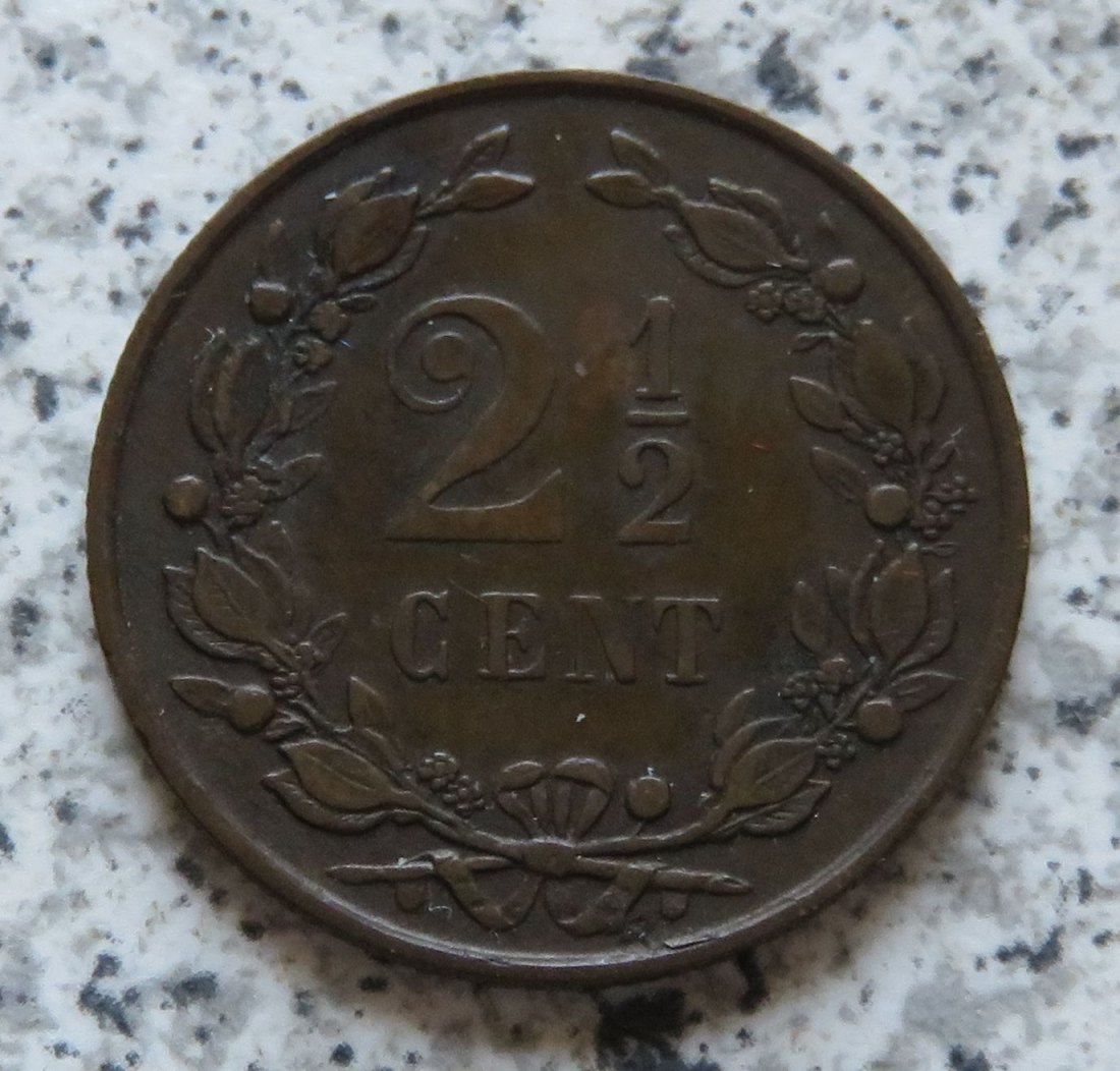  Niederlande 2,5 Cent 1877 / Niederlande 2 1/2 Cent 1877   