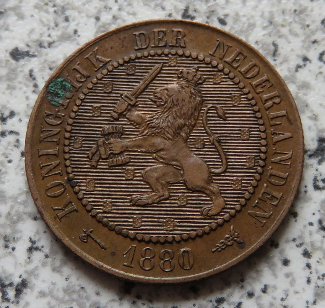  Niederlande 2,5 Cent 1880 / Niederlande 2 1/2 Cent 1880   