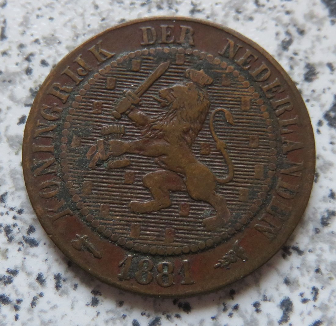  Niederlande 2,5 Cent 1881 / Niederlande 2 1/2 Cent 1881   