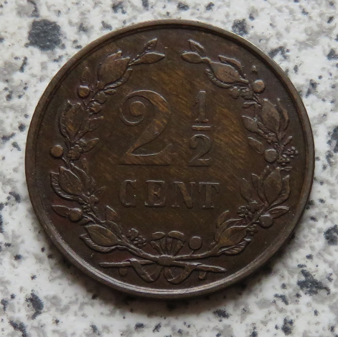  Niederlande 2,5 Cent 1883 / Niederlande 2 1/2 Cent 1883, bester Jahrgang   