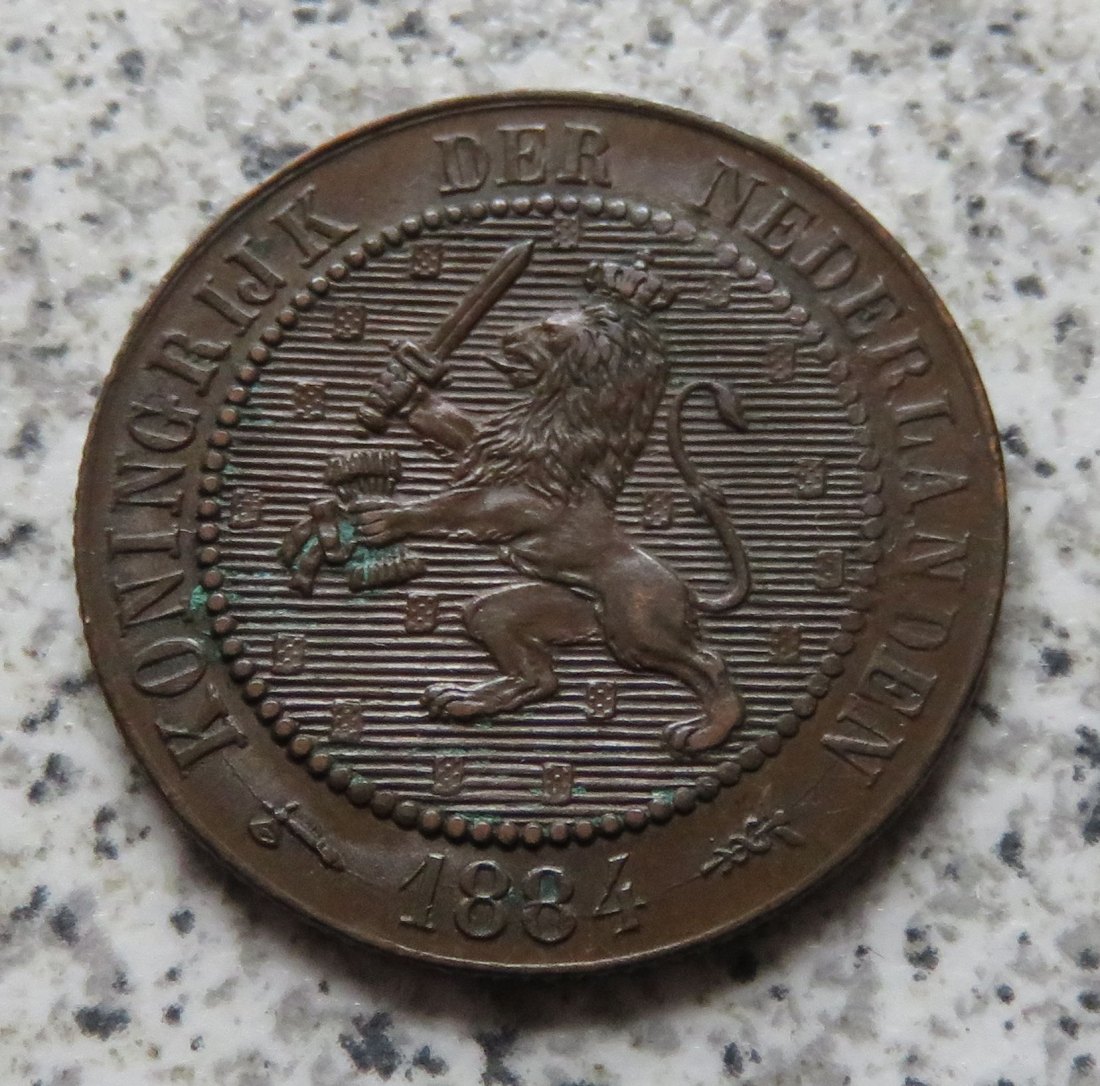  Niederlande 2,5 Cent 1884 / Niederlande 2 1/2 Cent 1884   