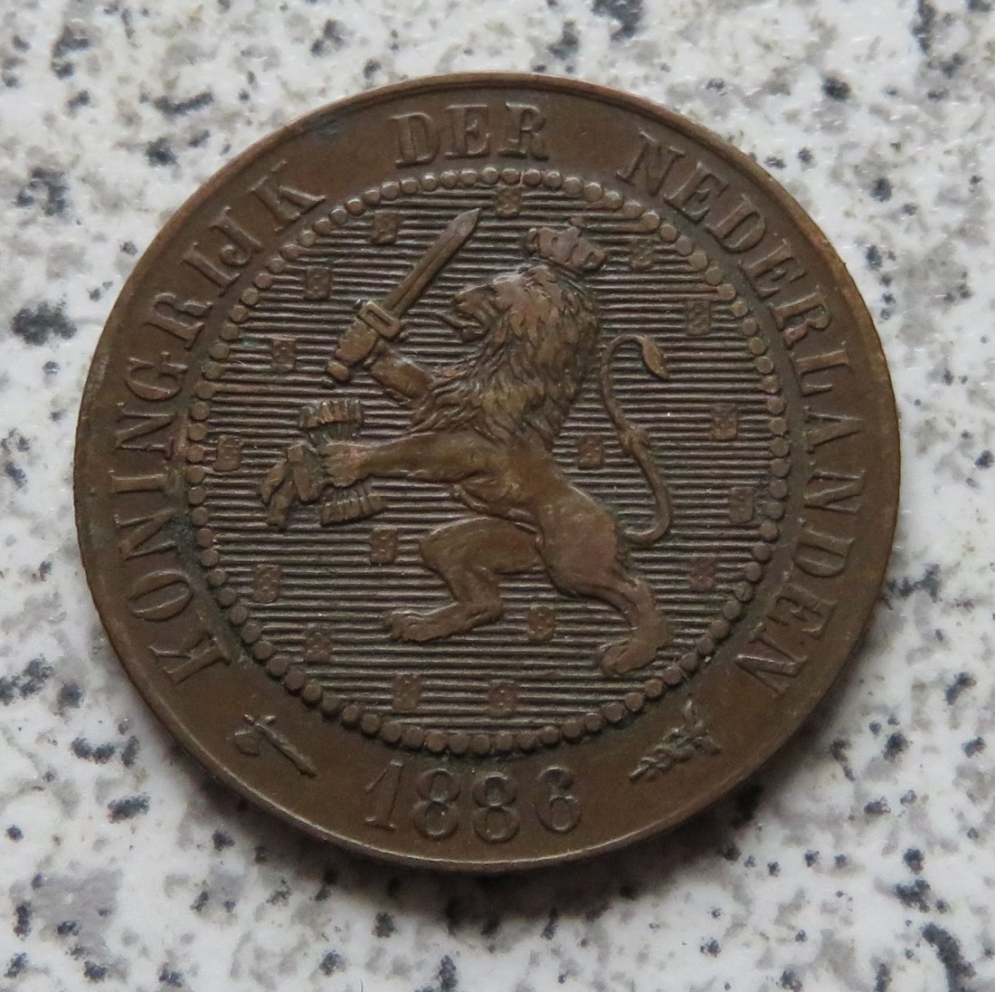  Niederlande 2,5 Cent 1886 / Niederlande 2 1/2 Cent 1886   