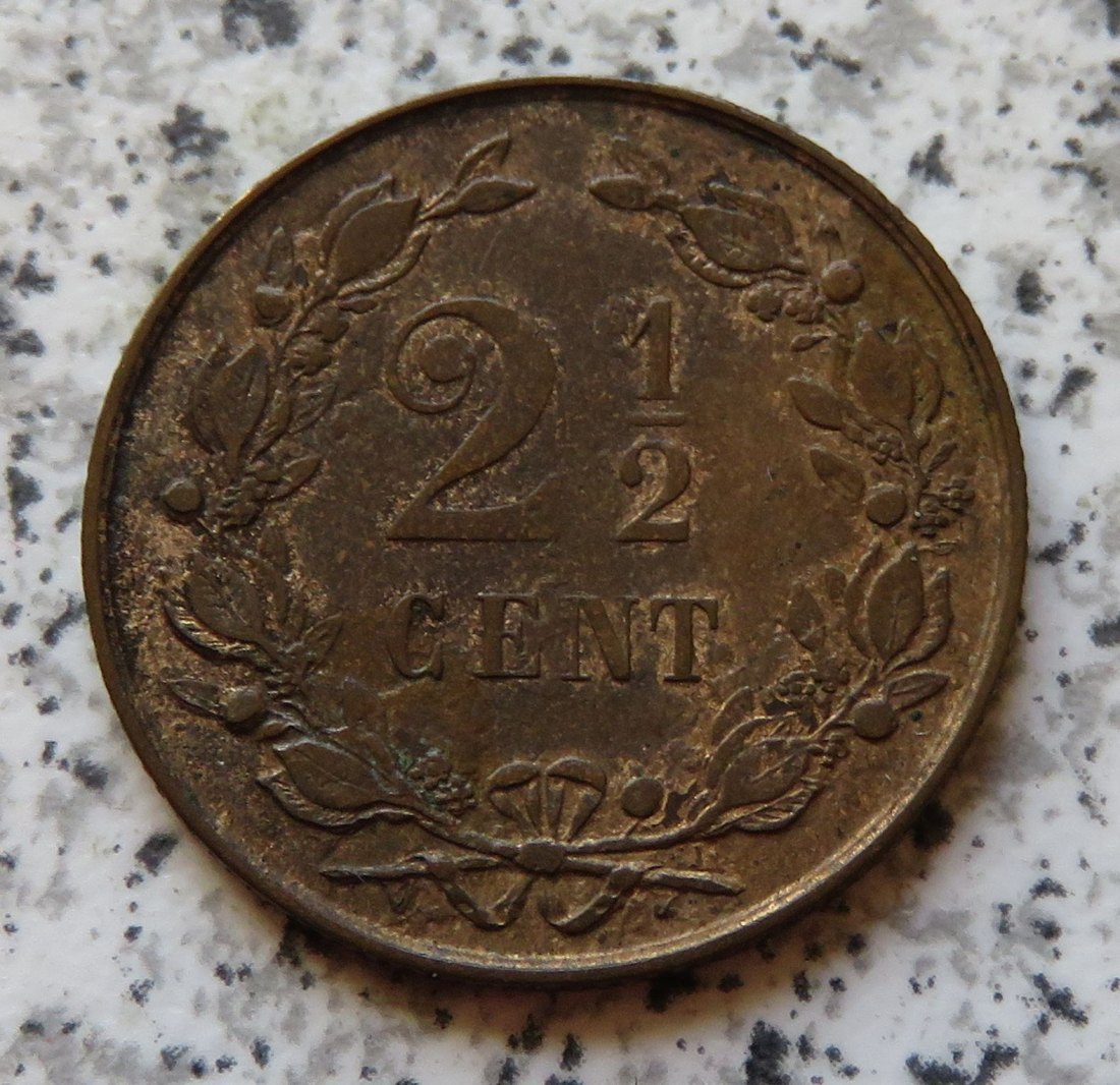  Niederlande 2,5 Cent 1890 / Niederlande 2 1/2 Cent 1890   