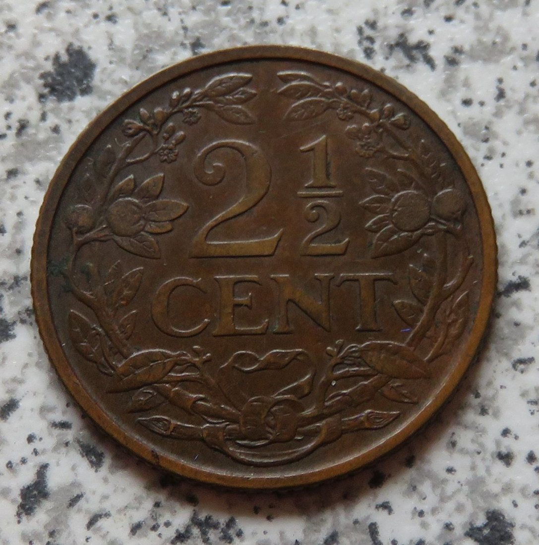  Niederlande 2,5 Cent 1912 / Niederlande 2 1/2 Cent 1912, besser   