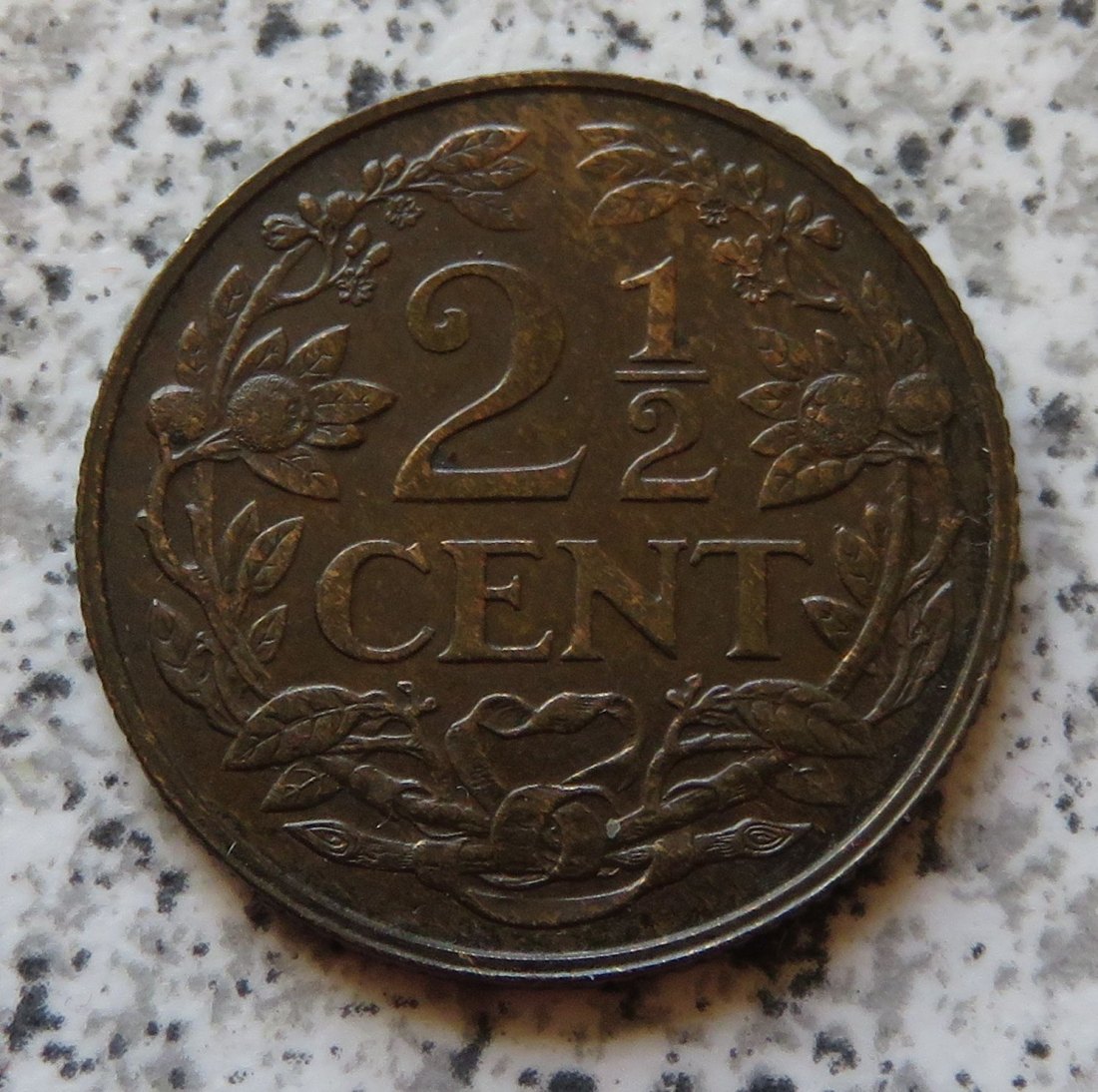  Niederlande 2,5 Cent 1915 / Niederlande 2 1/2 Cent 1915, Erhaltung   