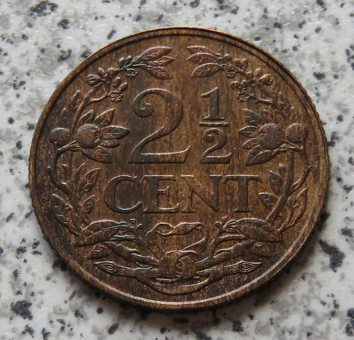  Niederlande 2,5 Cent 1916 / Niederlande 2 1/2 Cent 1916, Erhaltung   