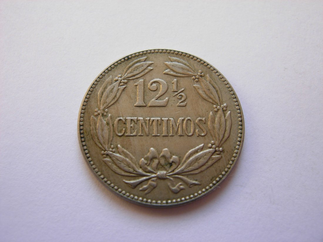  12 1/2 Centimos 1945   