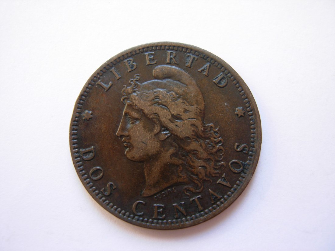  Dos Centavos 1890   