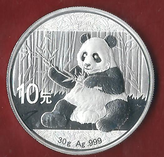  China 30 g.2017 10 YUAN Koblenzer Münzen Studio Koblenz Frank Maurer AH823   