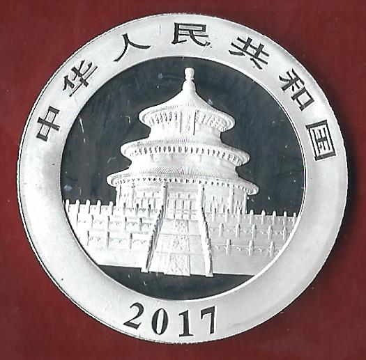  China 30 g.2017 10 YUAN Koblenzer Münzen Studio Koblenz Frank Maurer AH823   