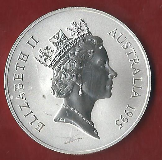  Australien 1 D. 1995 Kratzer RS 1 Oz Koblenzer Münzen Studio Koblenz Frank Maurer AH825   