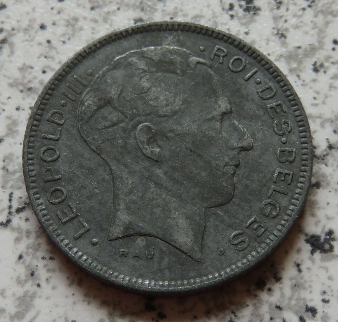  Belgien 5 Francs 1943, französisch   