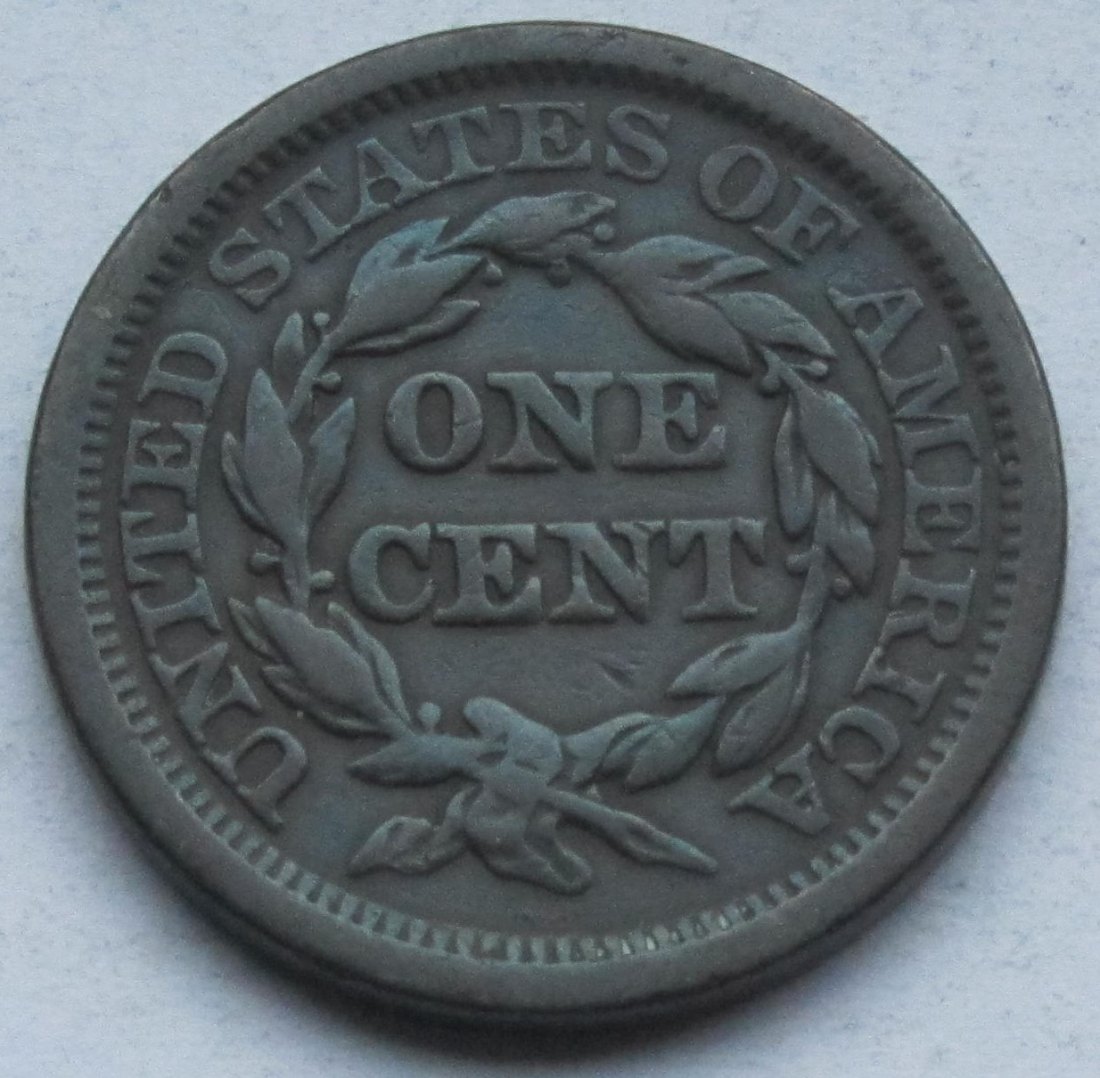  USA Vereinigte Staaten: 1 Cent 1844   