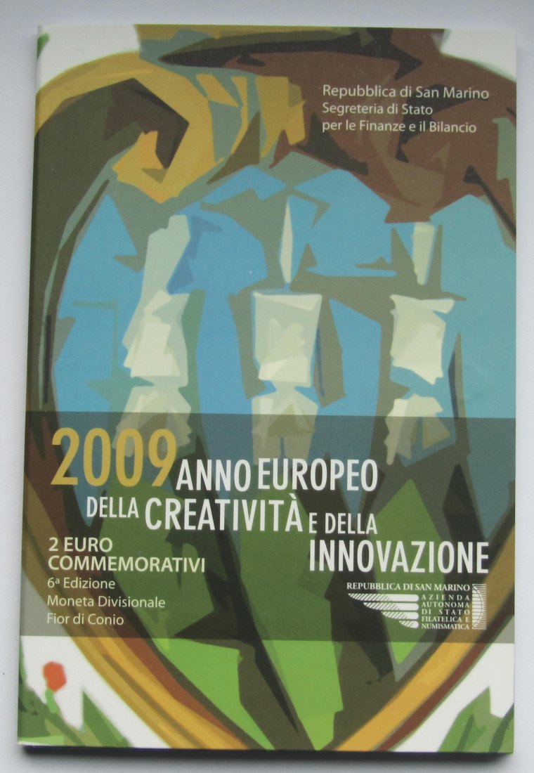  San Marino: 2 Euro Kreativität und Innovation 2009   