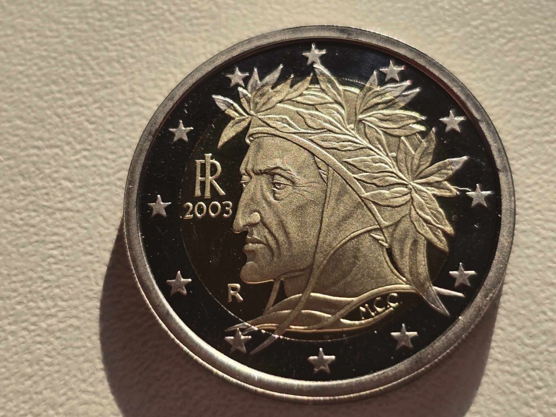  Italien 2 Euro 2003 Polierte Platte   