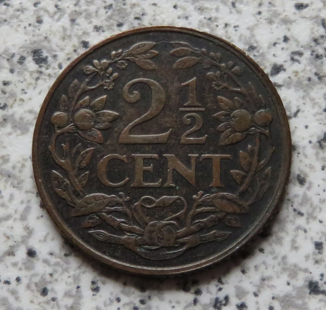  Niederlande 2,5 Cent 1918 / Niederlande 2 1/2 Cent 1918   