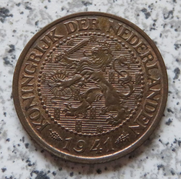  Niederlande 2,5 Cent 1941 / Niederlande 2 1/2 Cent 1941   