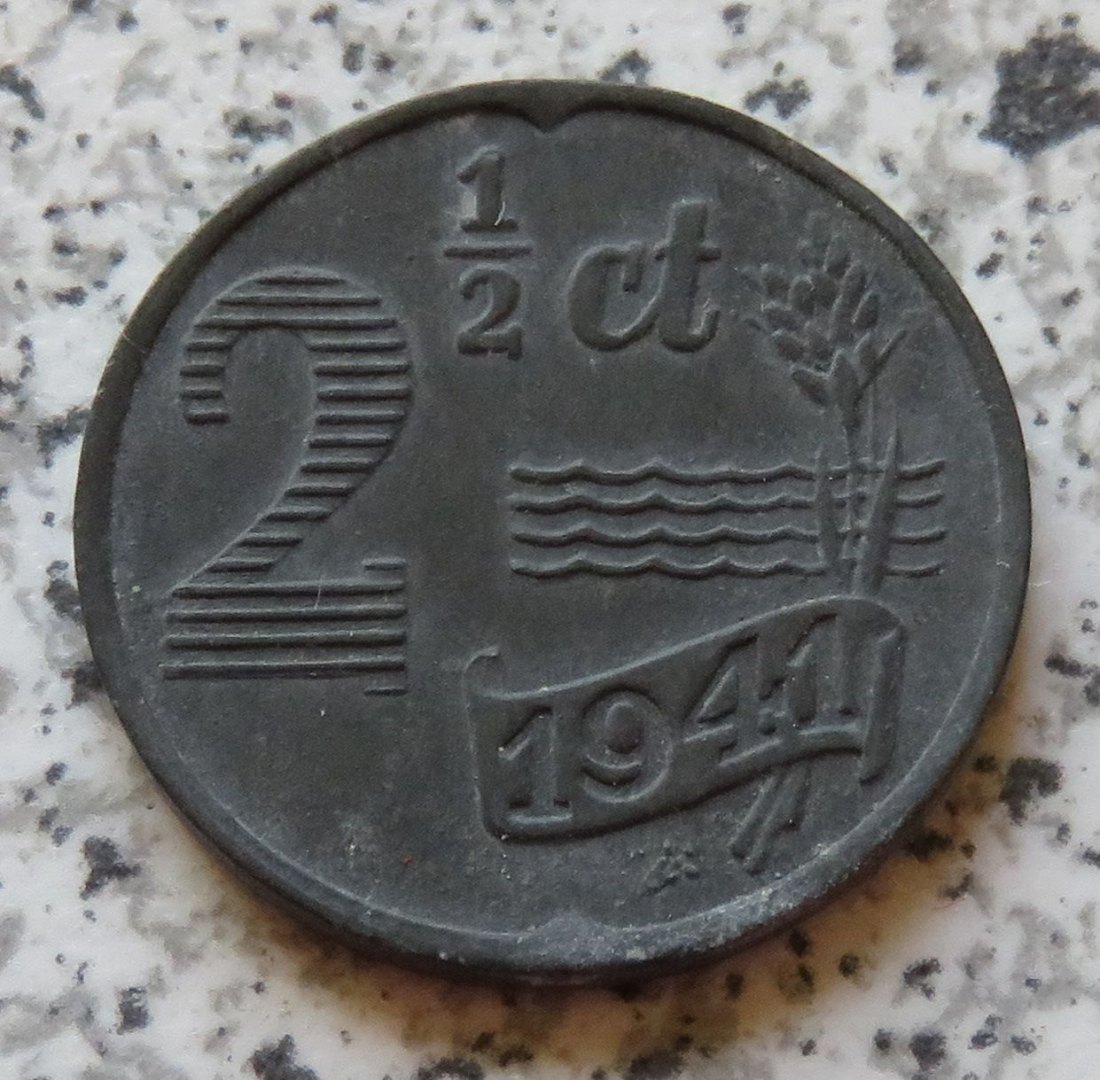  Niederlande 2,5 Cent 1941 / Niederlande 2 1/2 Cent 1941   