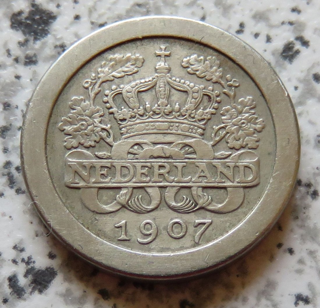  Niederlande 5 Cents 1907   