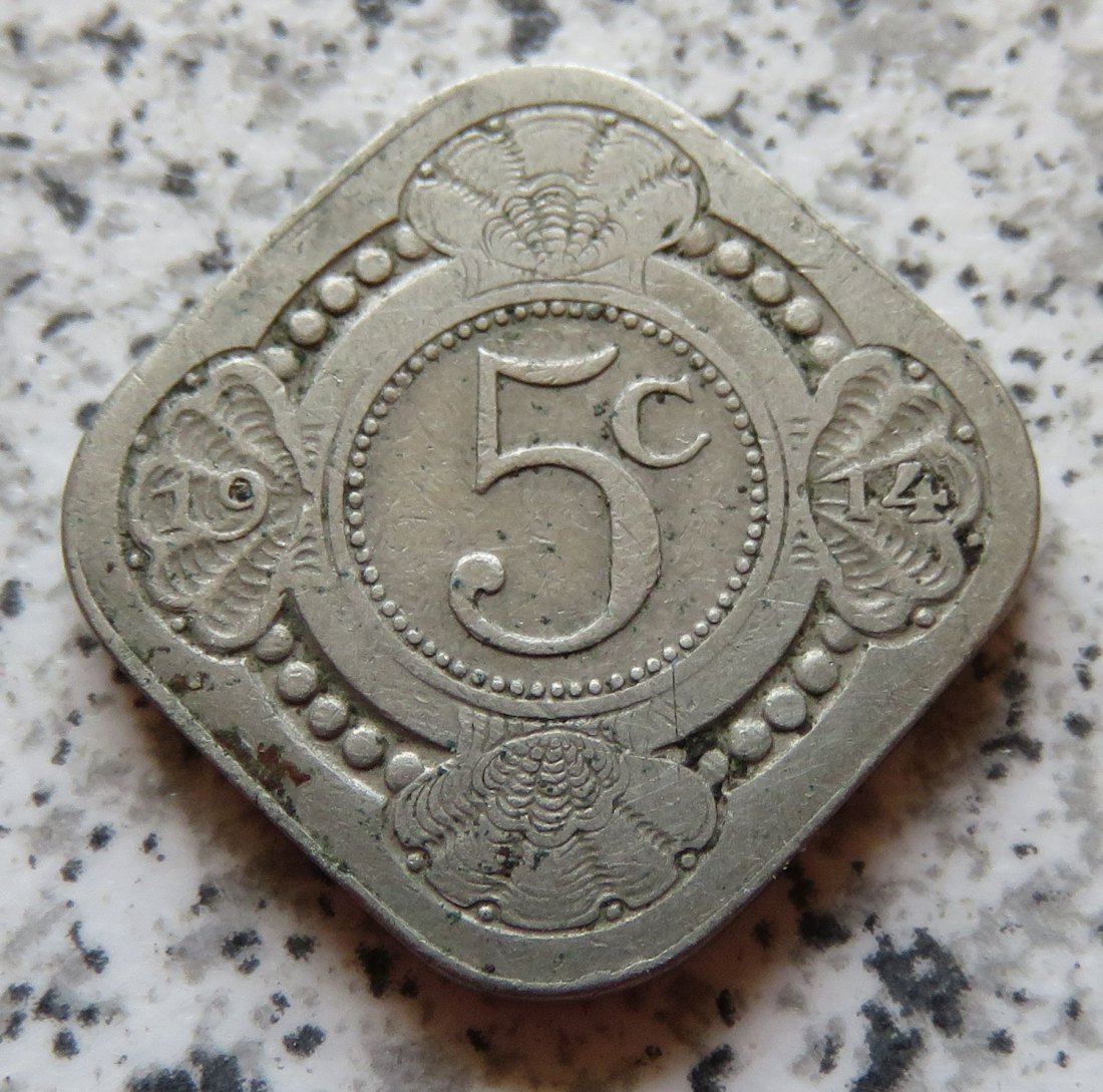  Niederlande 5 Cents 1914   