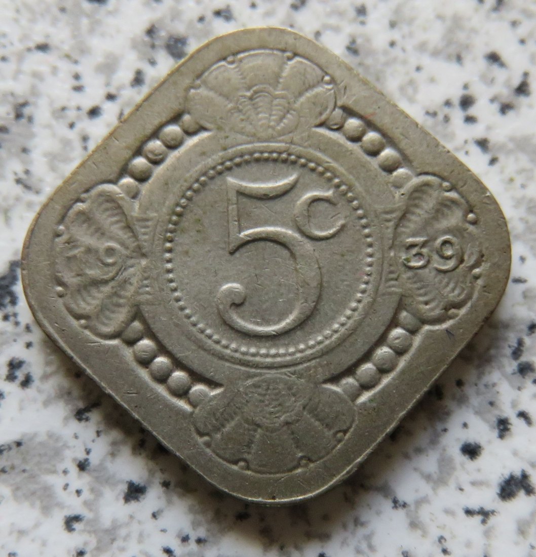  Niederlande 5 Cents 1939   