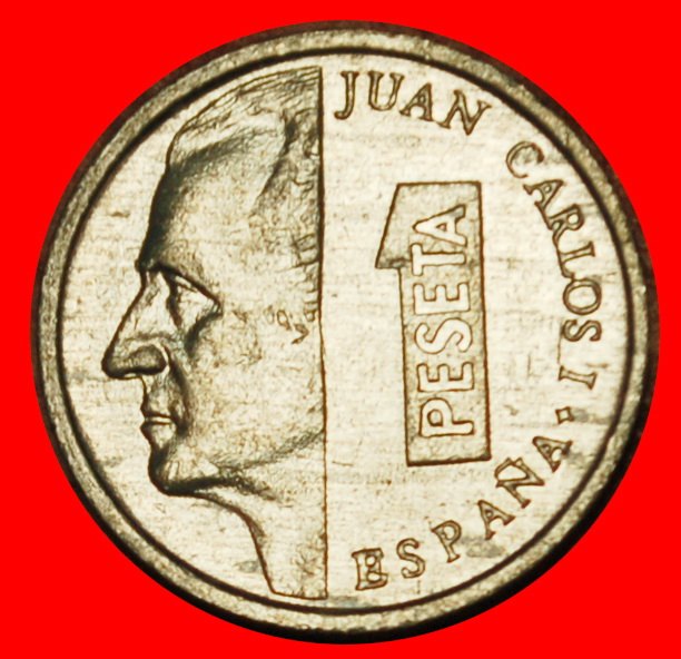  Ⰶ 3 CROWNS (1989-2001): SPAIN★1 PESETA 1990 ERROR! JUAN CARLOS I (1975-2014)★LOW START ★ NO RESERVE!   